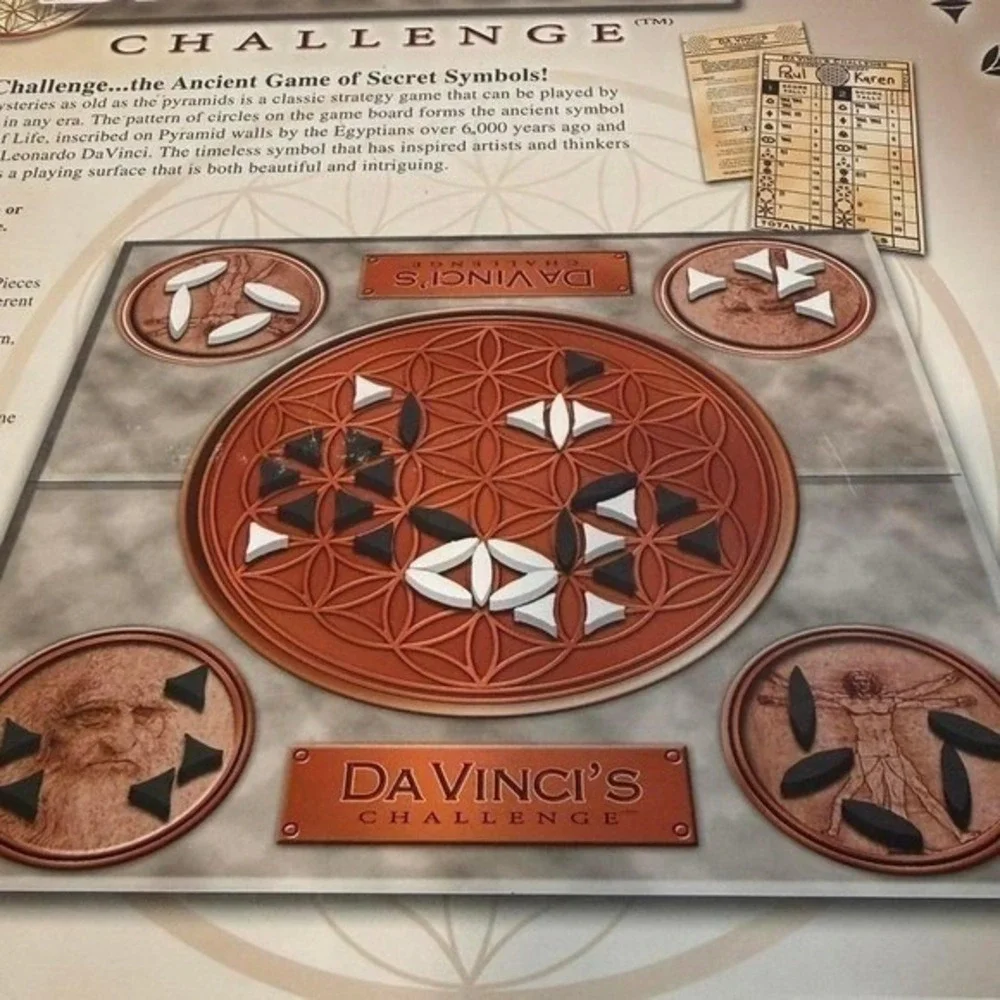 DaVinci Challenge Strategy Board Game,Award-Winning, Game Night, Family, Friends